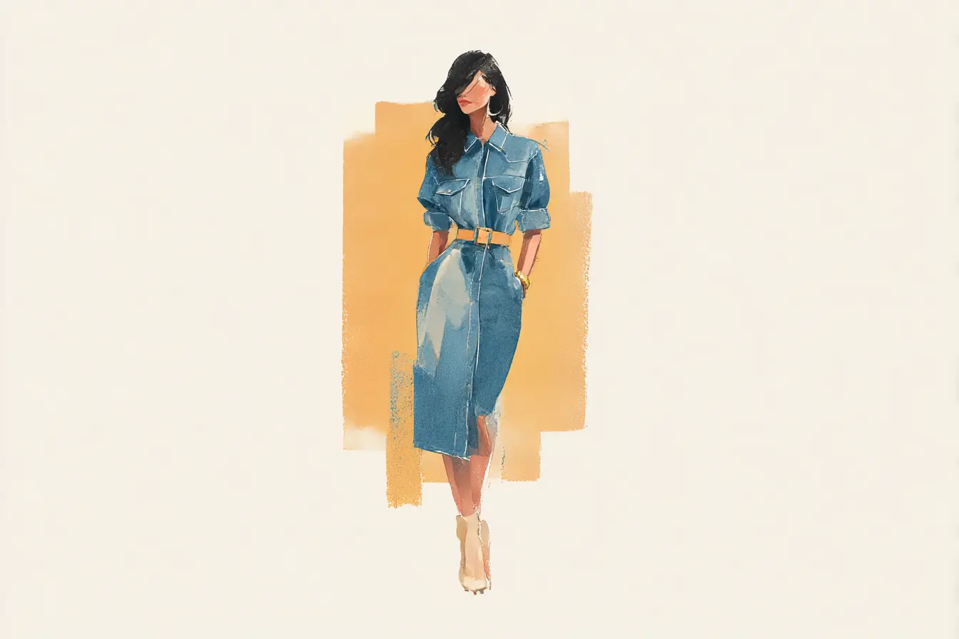 Denim Dresses Harder Working Than You'd Think Worth the Closer Look