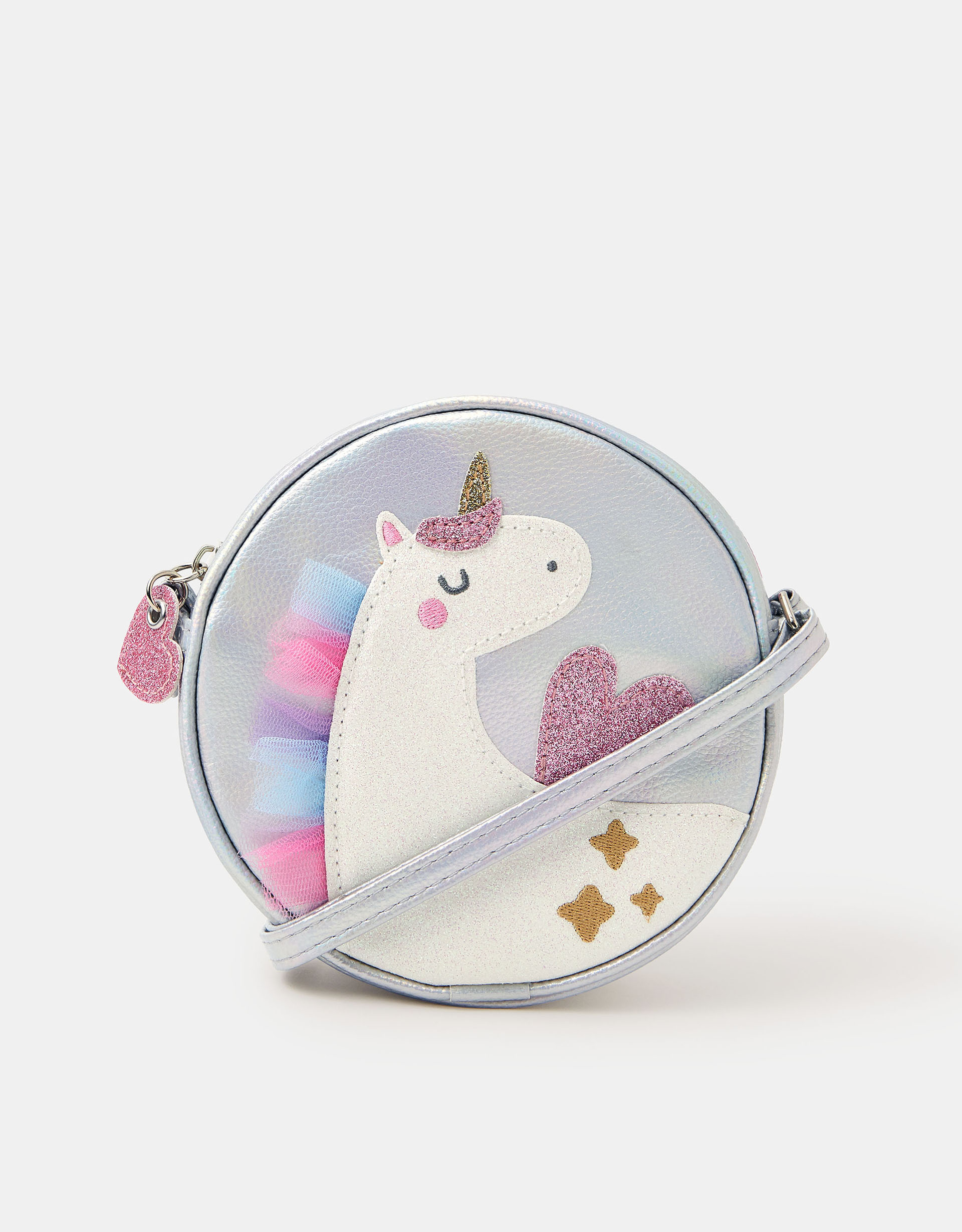 Round Unicorn Crossbody Bag
