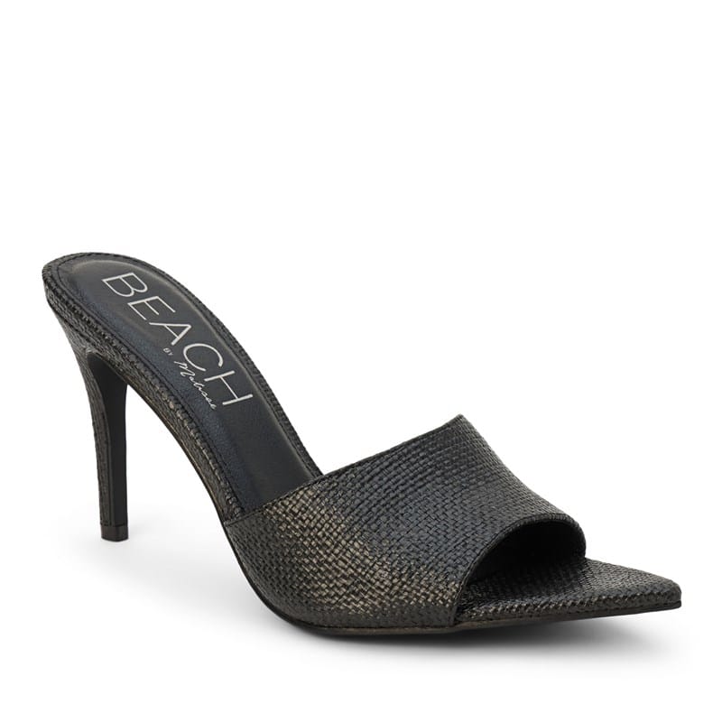Beach by Matisse Women's Jupiter Pointed Toe Dress Sandals Black - Size .