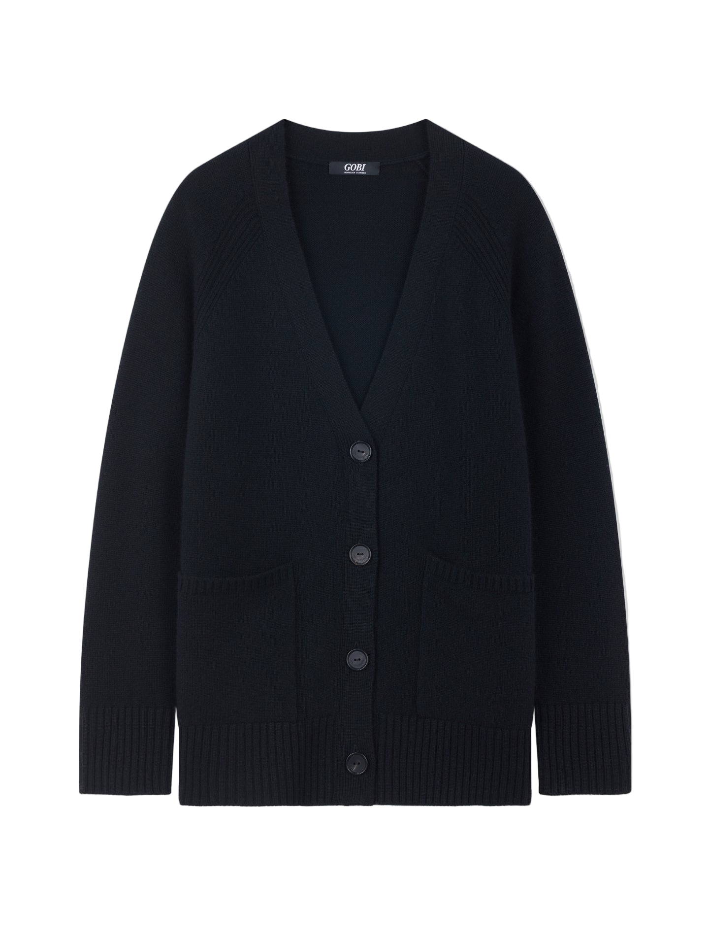 Relaxed-Fit Cashmere Cardigan - M Black WK-