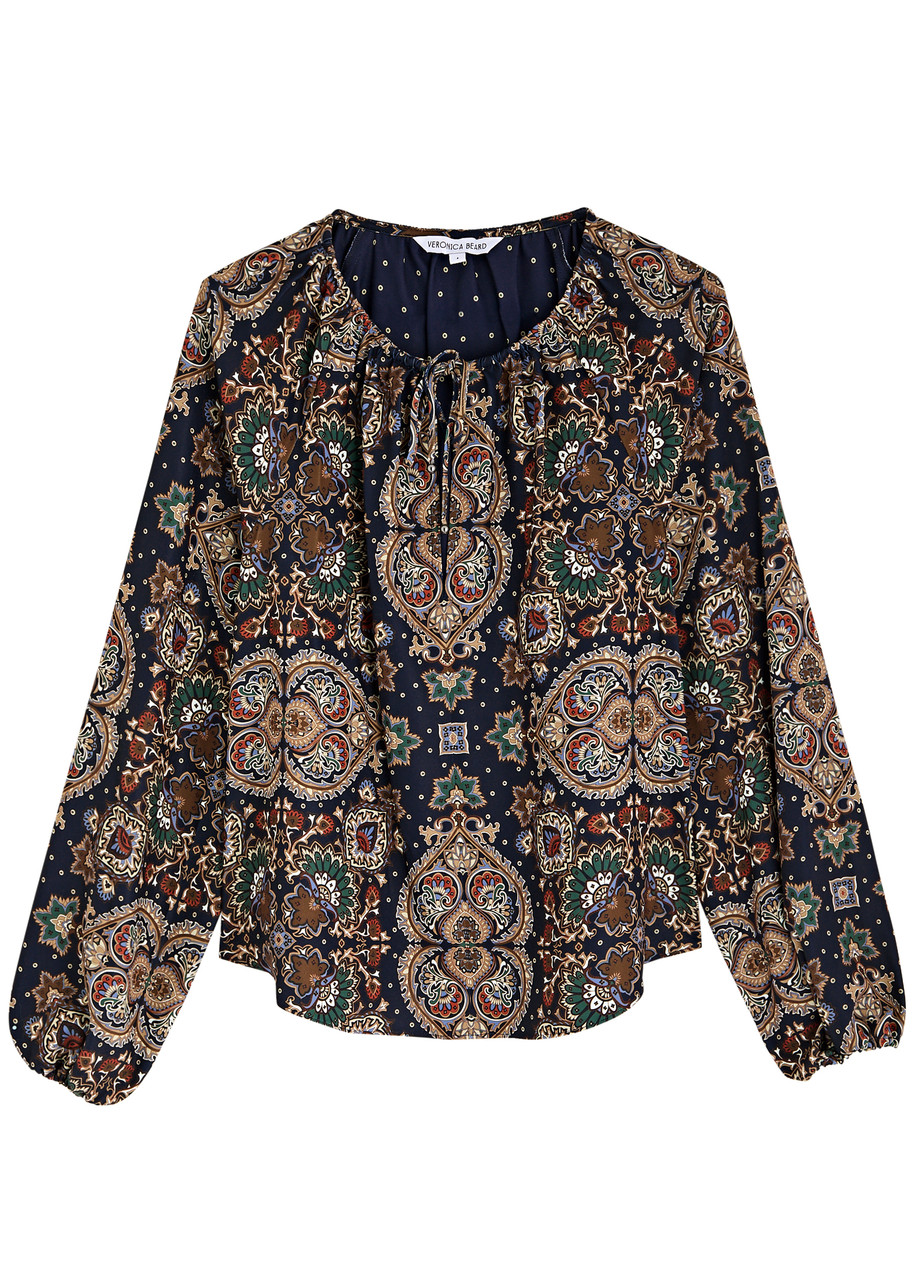 Veronica Beard Solay Printed Blouse - Multicoloured - M
