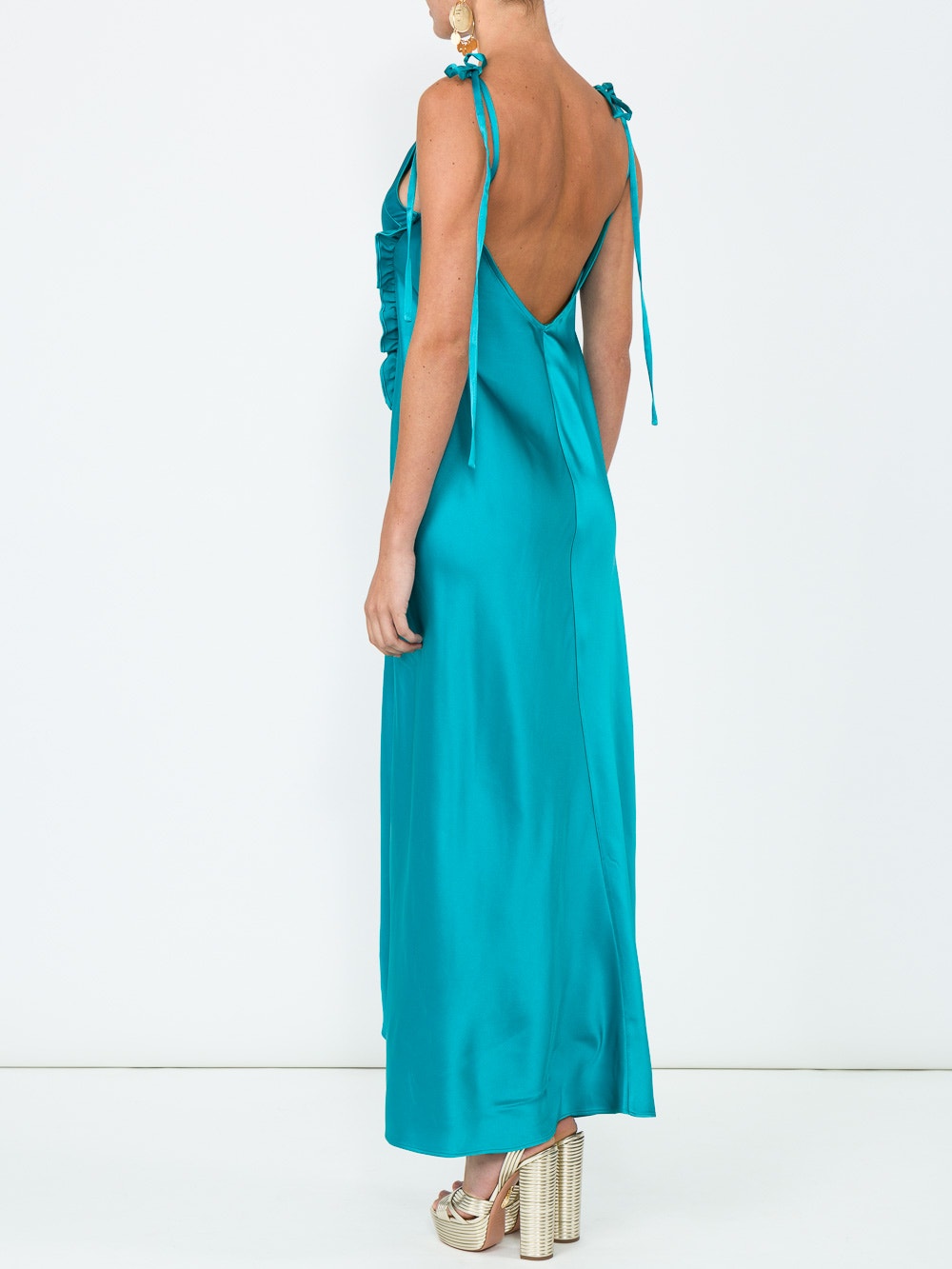 Ruffled Front Dress