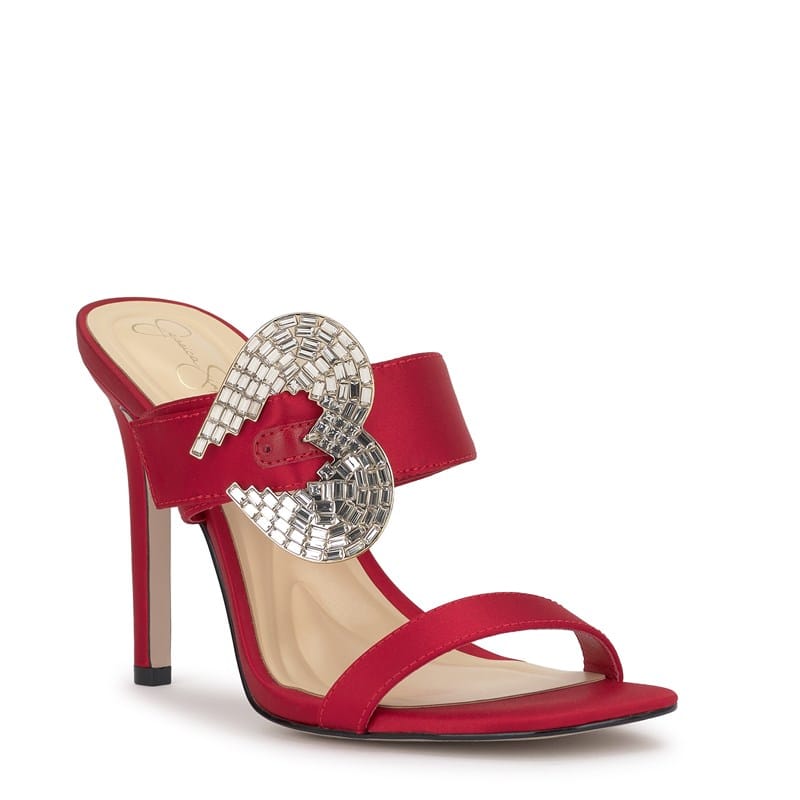 Jessica Simpson Women's Orrieta Dress Sandals Red Muse - Size .