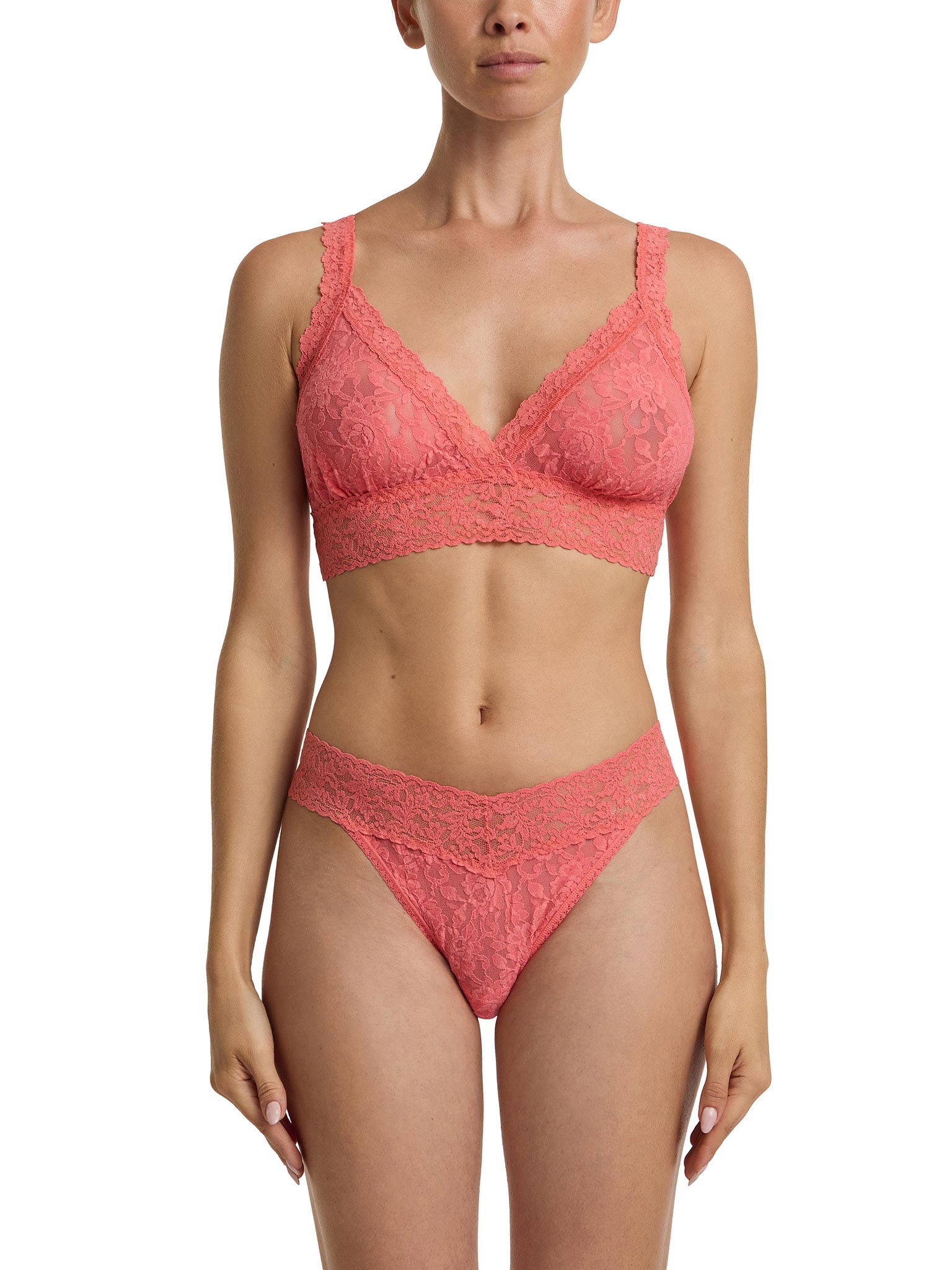 Hanky Panky Women's Signature Lace Crossover Bralette - Paloma Pink