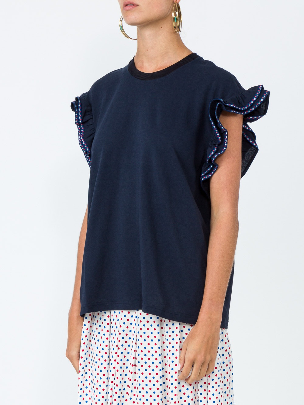 Classic Shift Blouse Blue