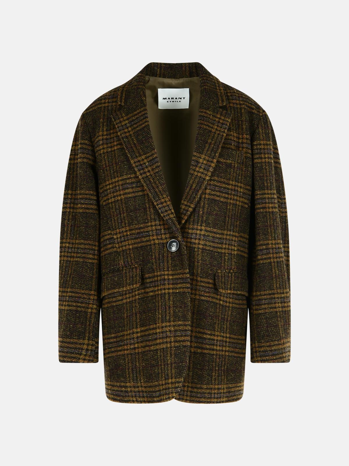 MARANT ÉTOILE 'Gesina' Khaki Virgin Wool Blazer