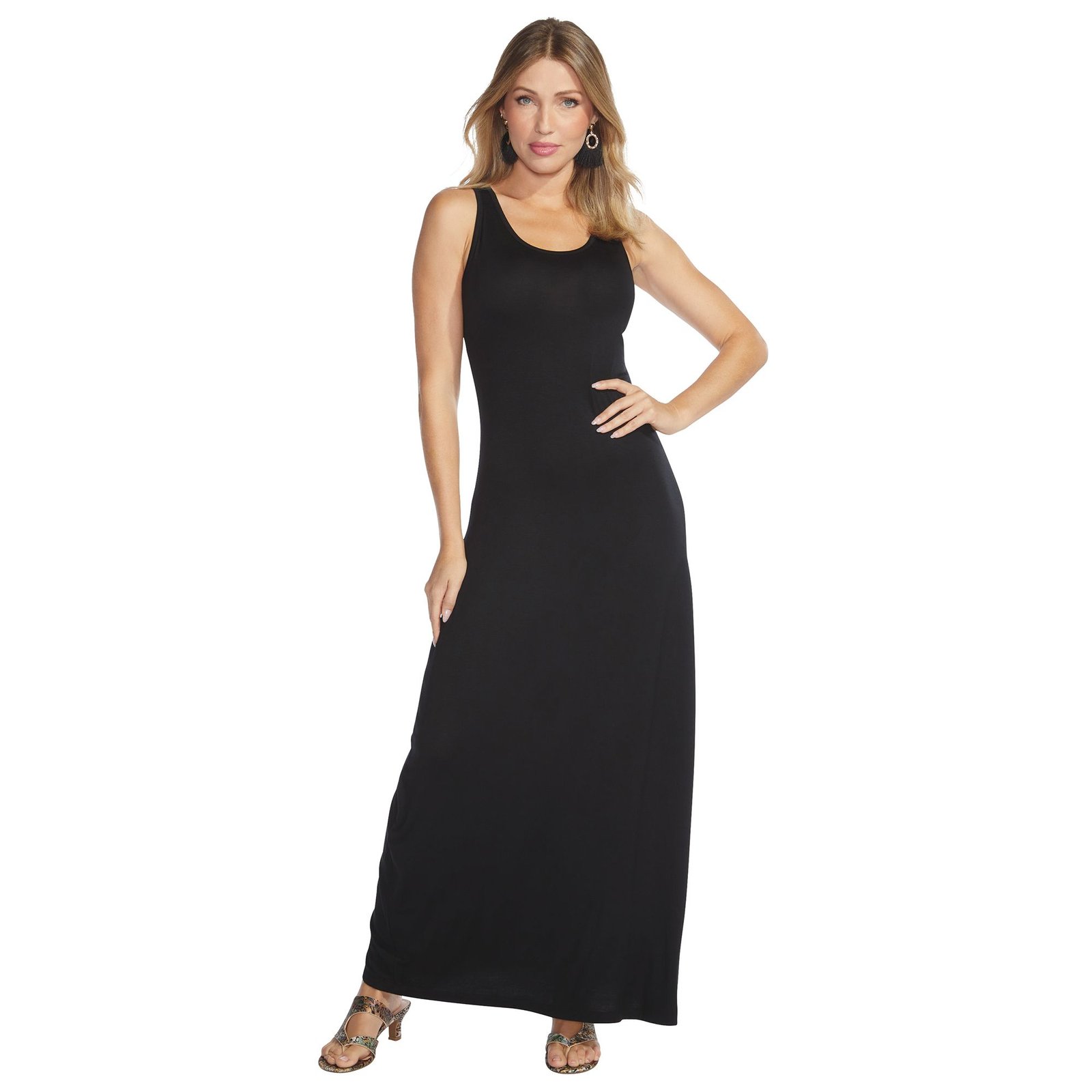 Masseys Favorite Tank Maxi Dress Black Dresses