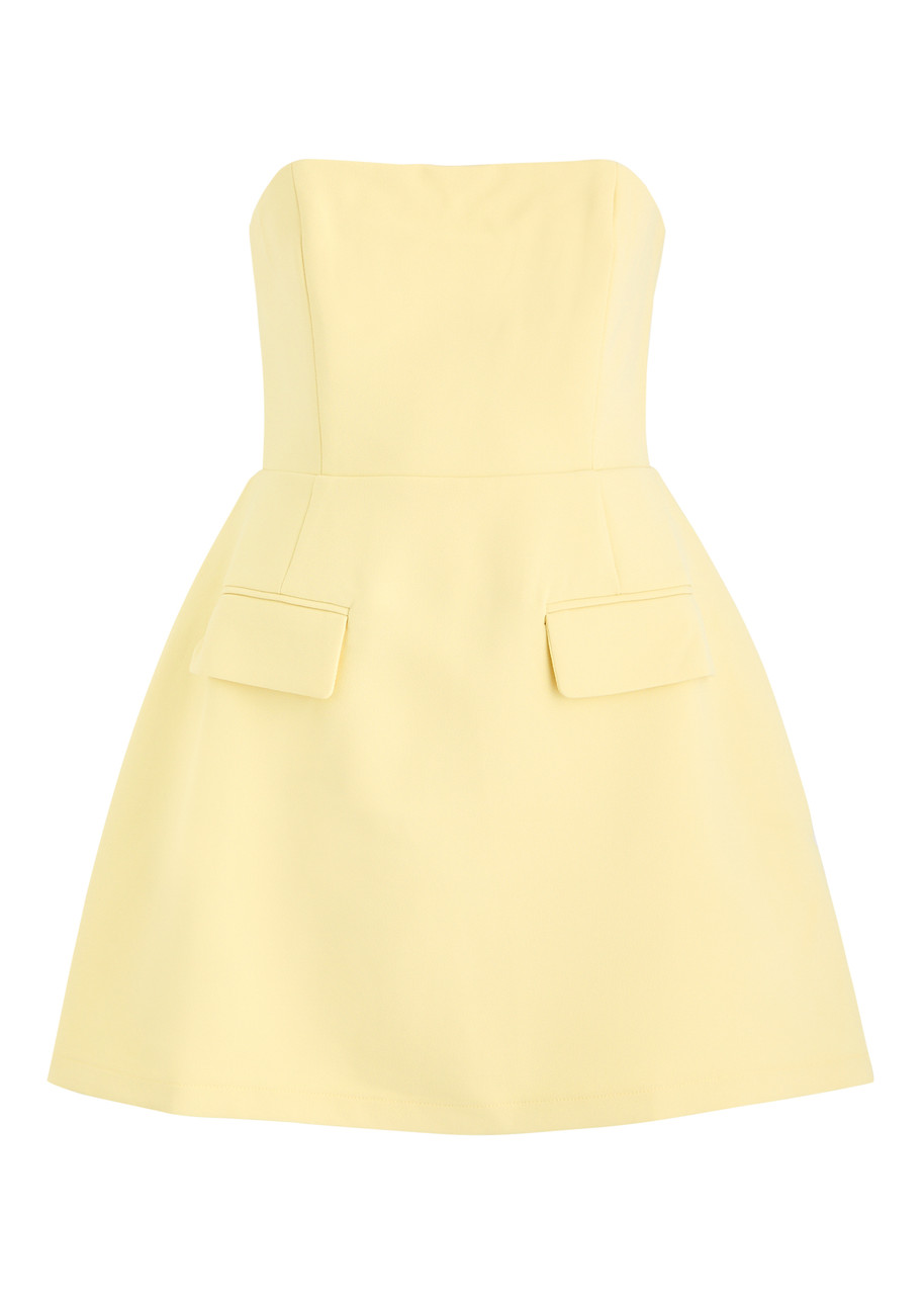 Odd Muse The Ultimate Muse Strapless Mini Dress - Yellow - L