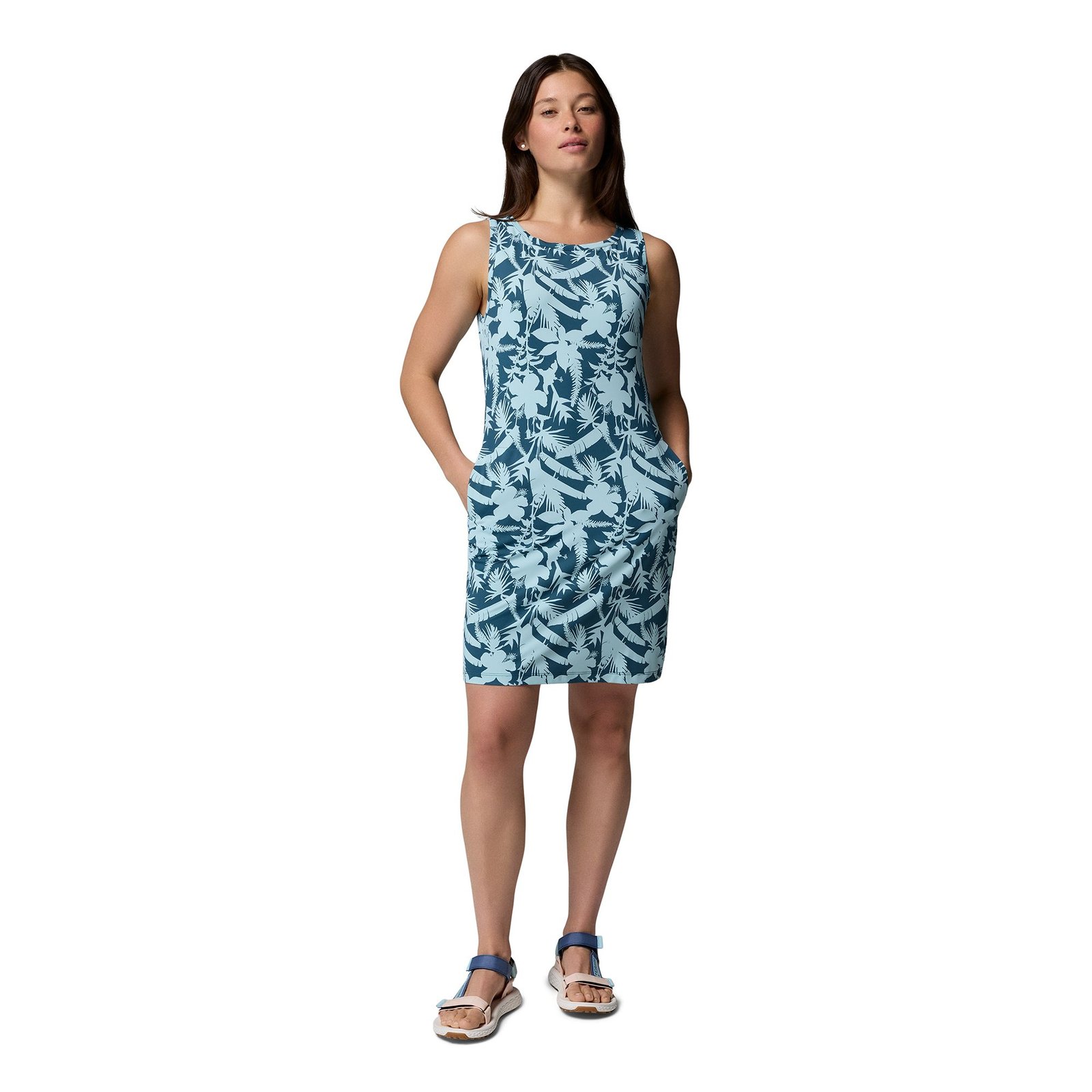 Columbia Women's Chill River Printed Dress Navy Dresses