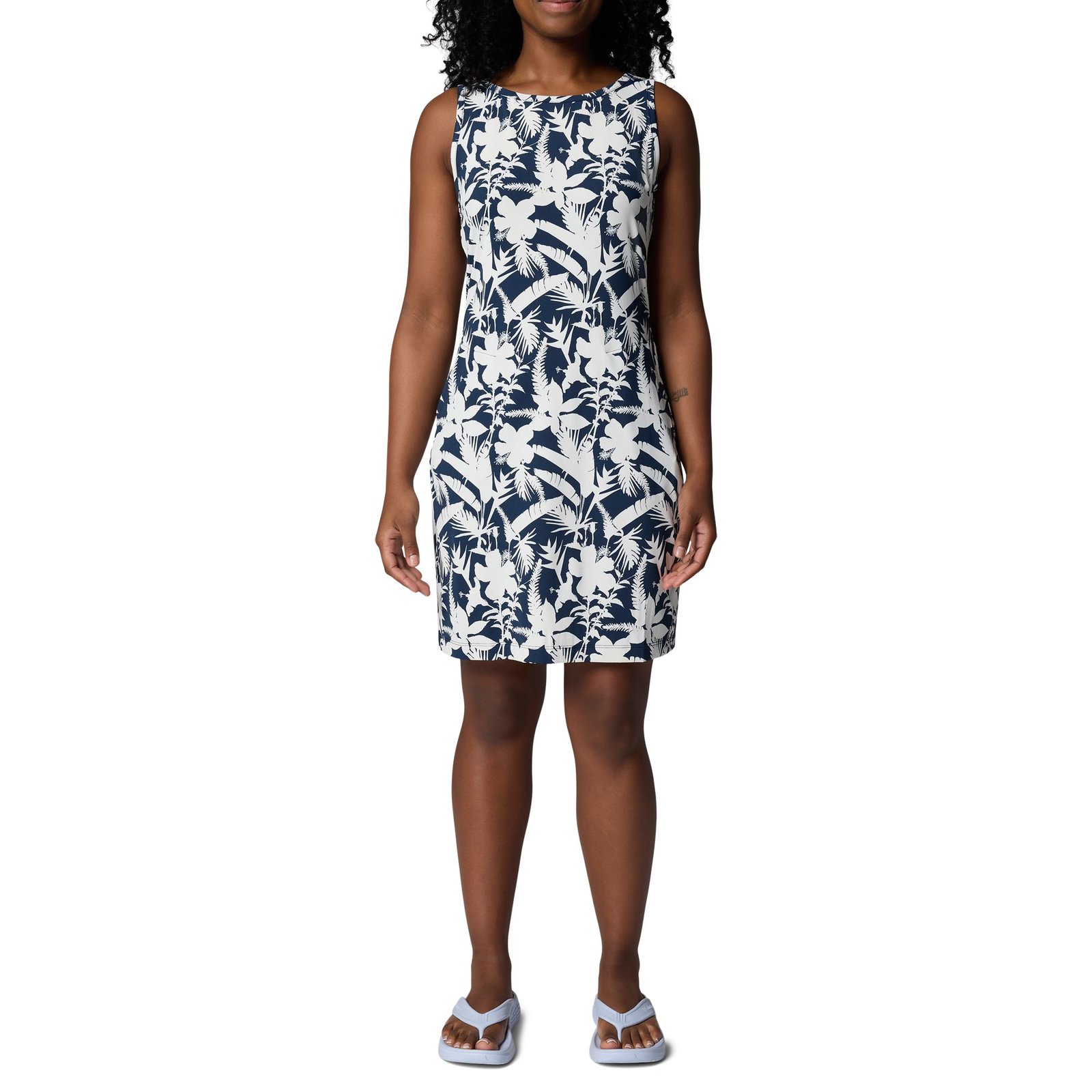 Columbia Women's Chill River Printed Dress Blue Dresses X