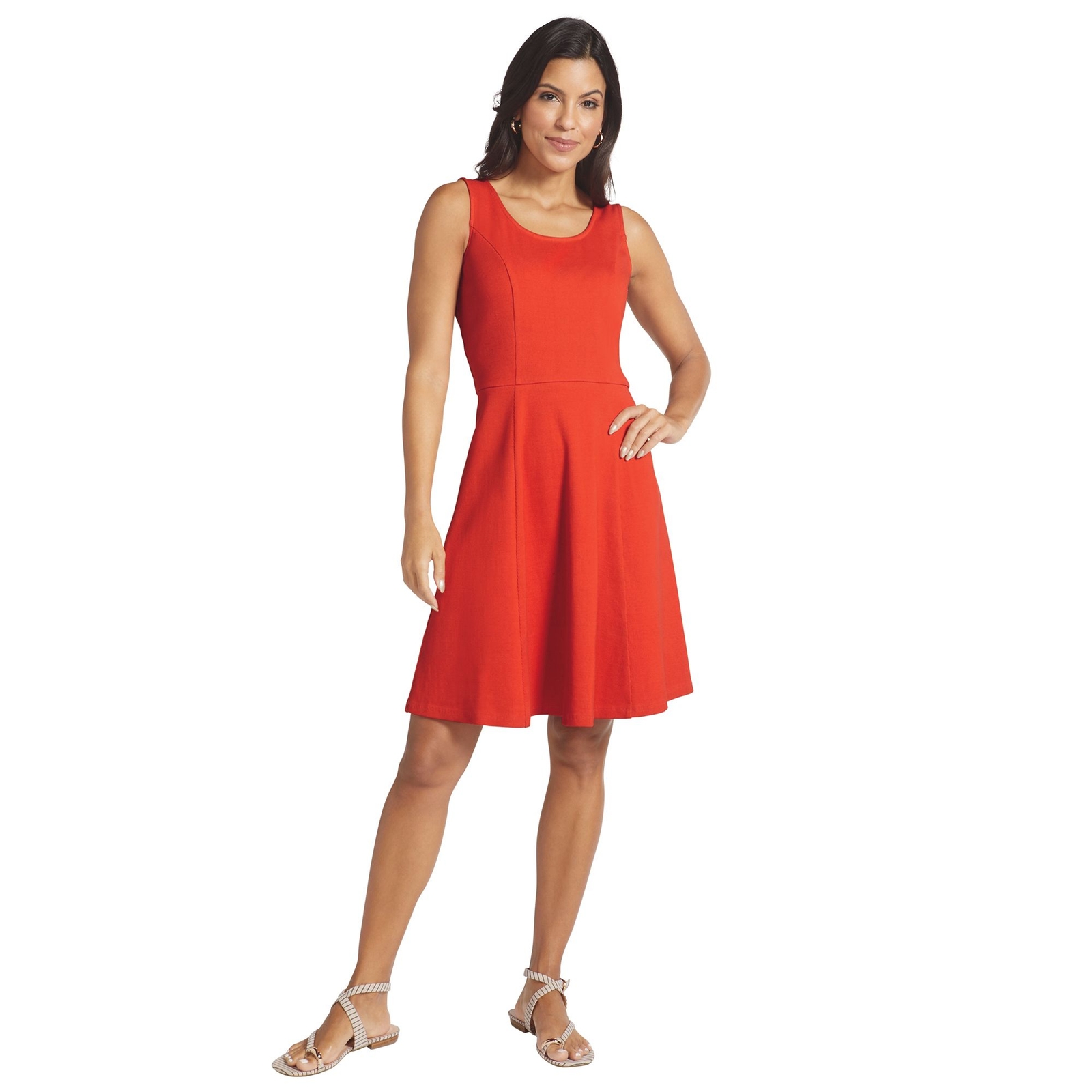 Masseys Fit and Flare Dress Red Dresses X
