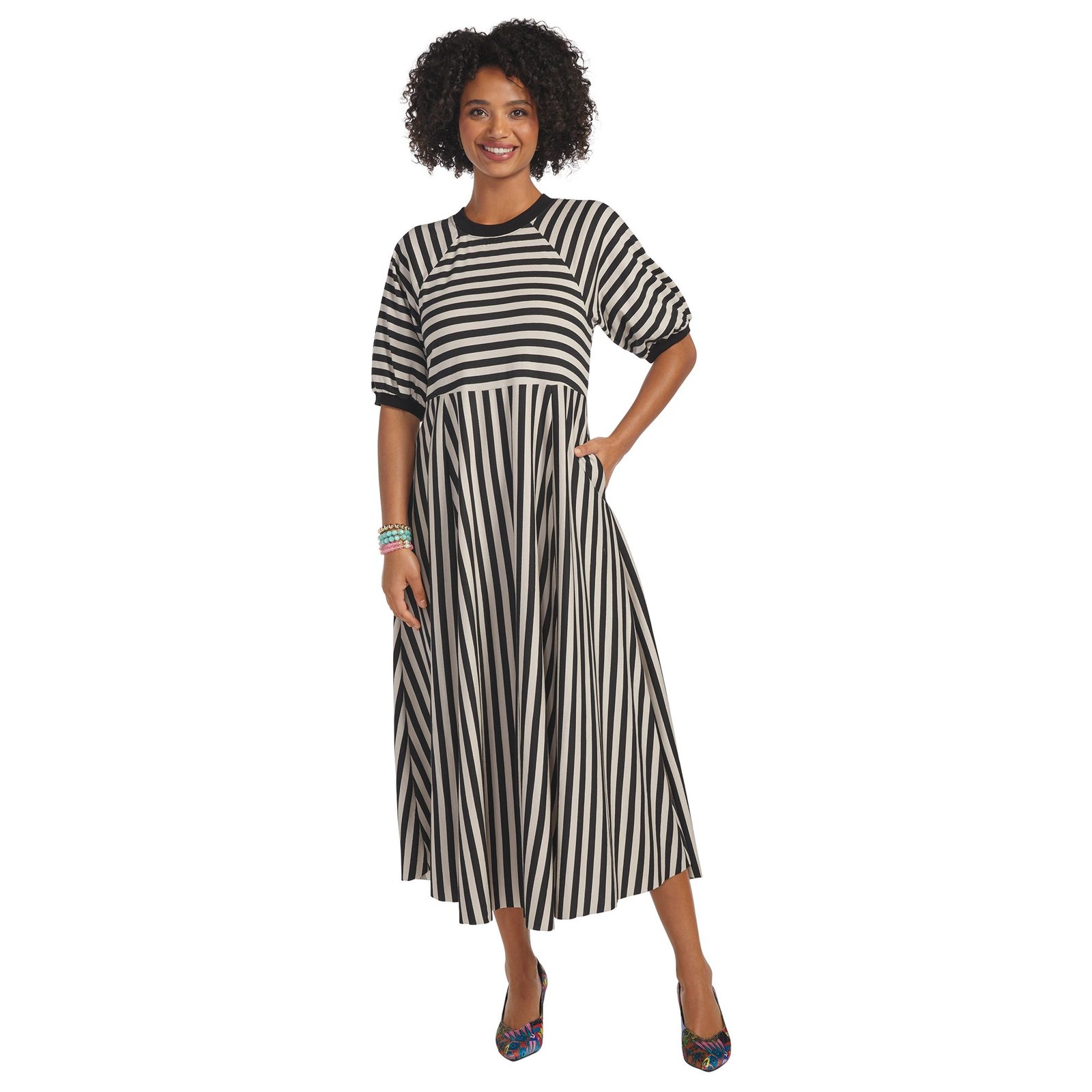 Masseys Daily Shirt Maxi Dress Black Dresses