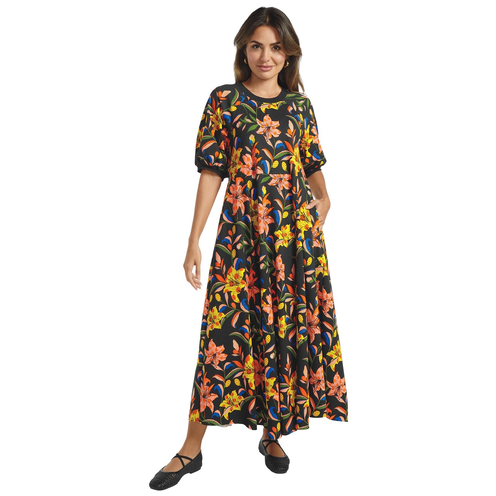Masseys Daily Shirt Maxi Dress Multi Dresses