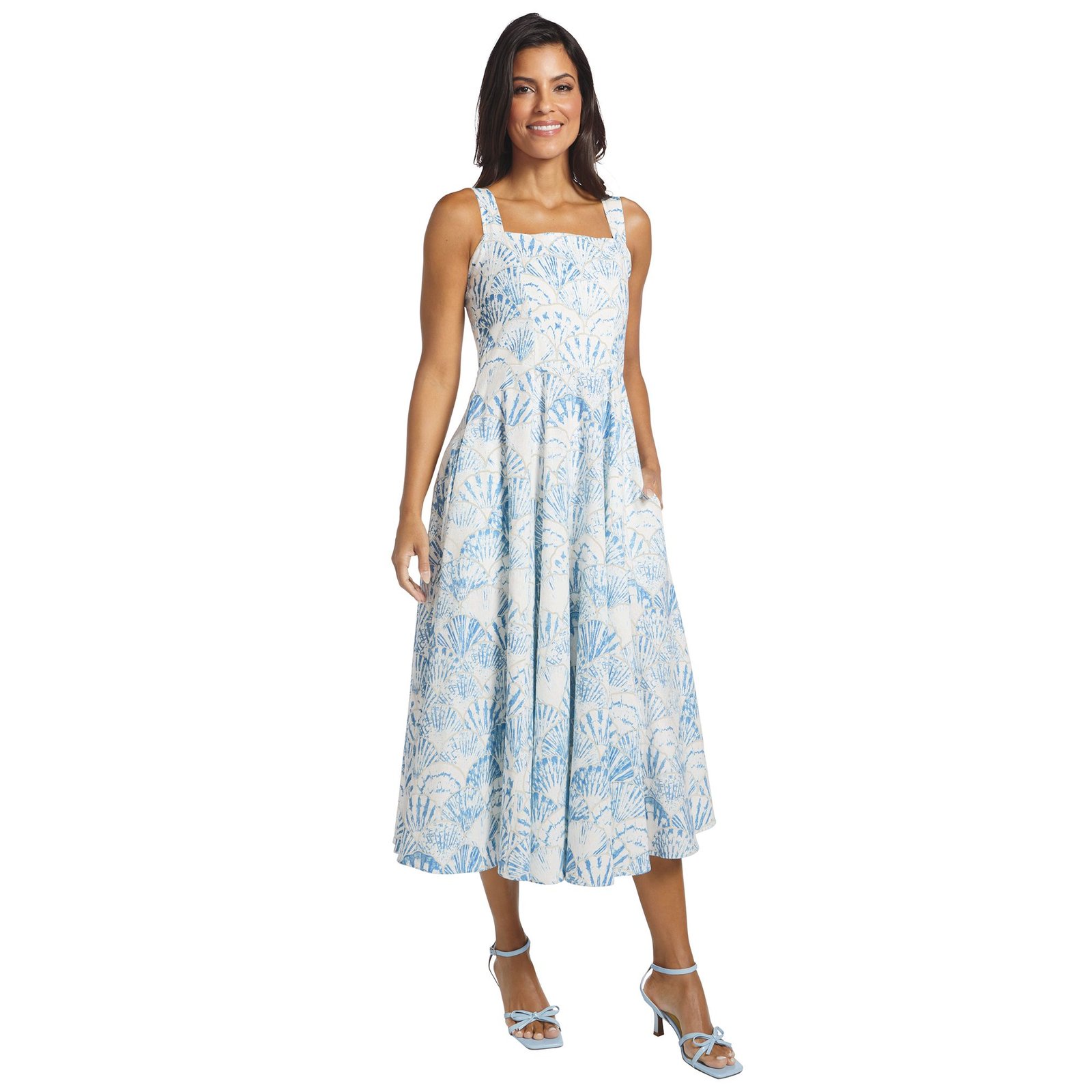 Masseys Daydream Tank Dress Blue Dresses