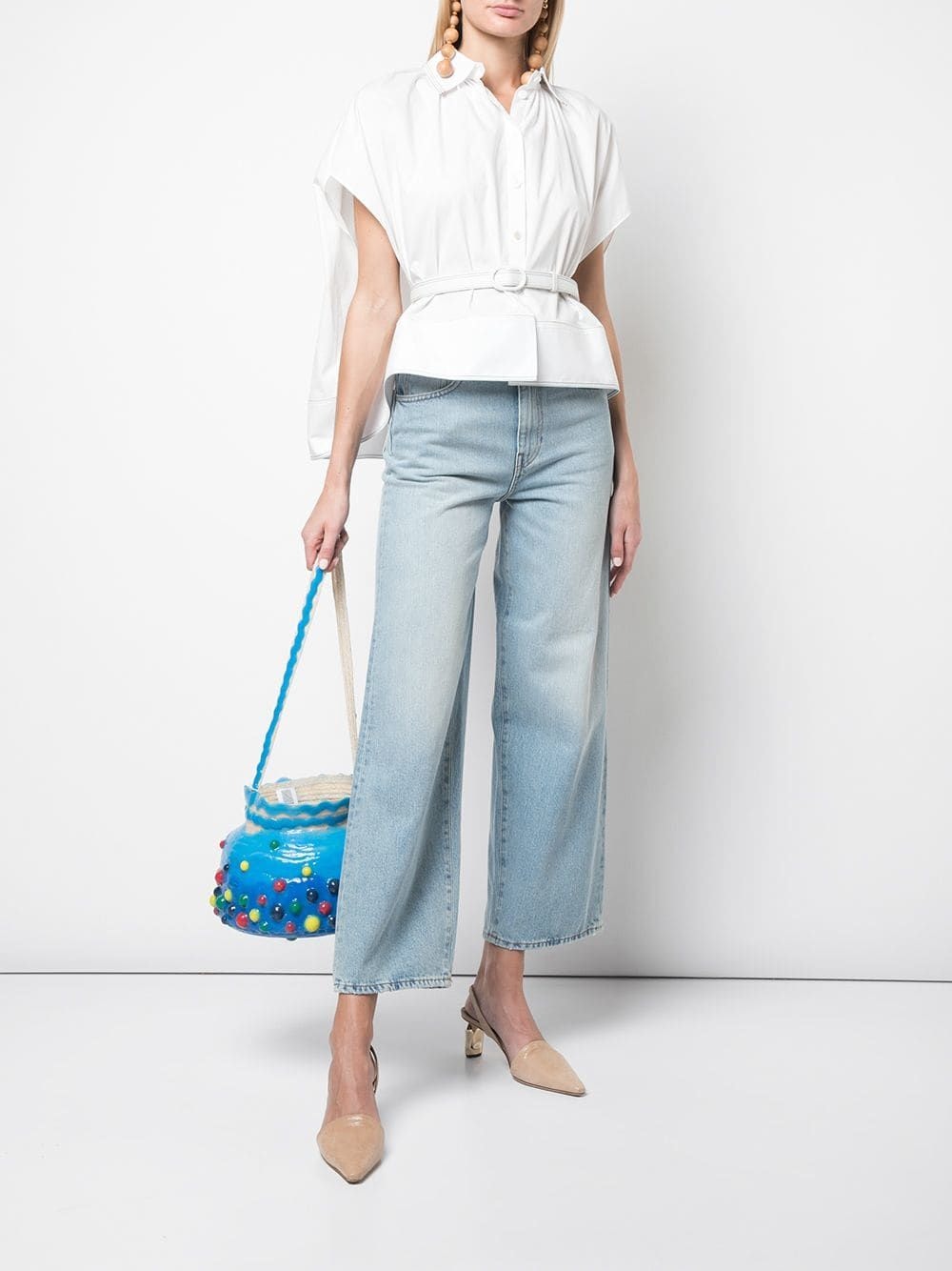 Rainbow Squiggle Bucket Bag