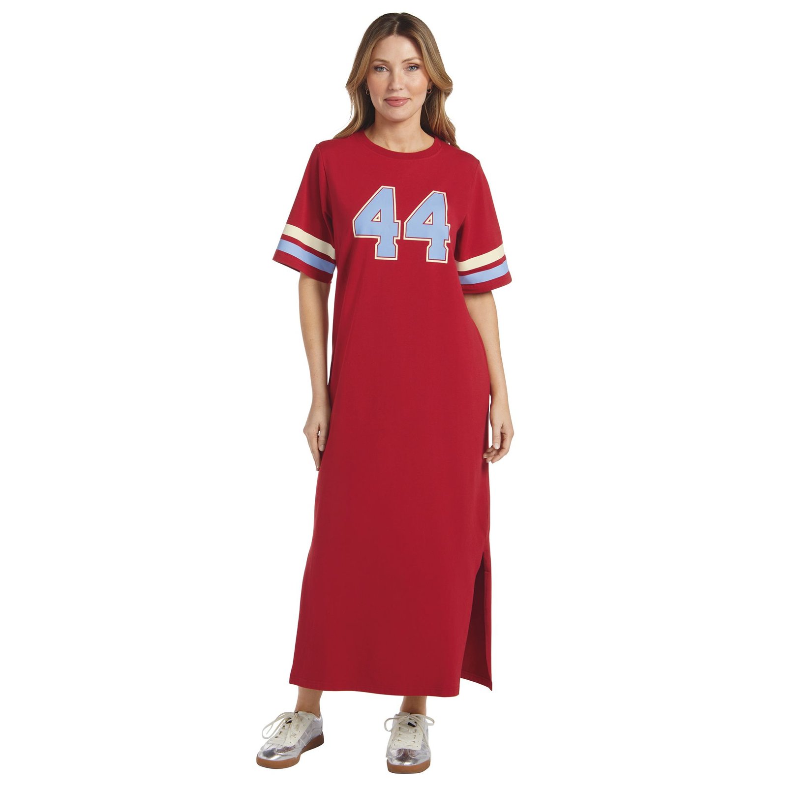 Masseys Varsity Maxi Dress Burgundy Dresses X