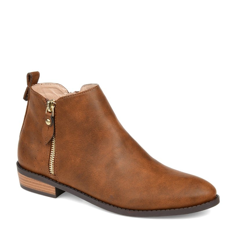 Journee Women's Ellis Ankle Boots Brown - Size . W