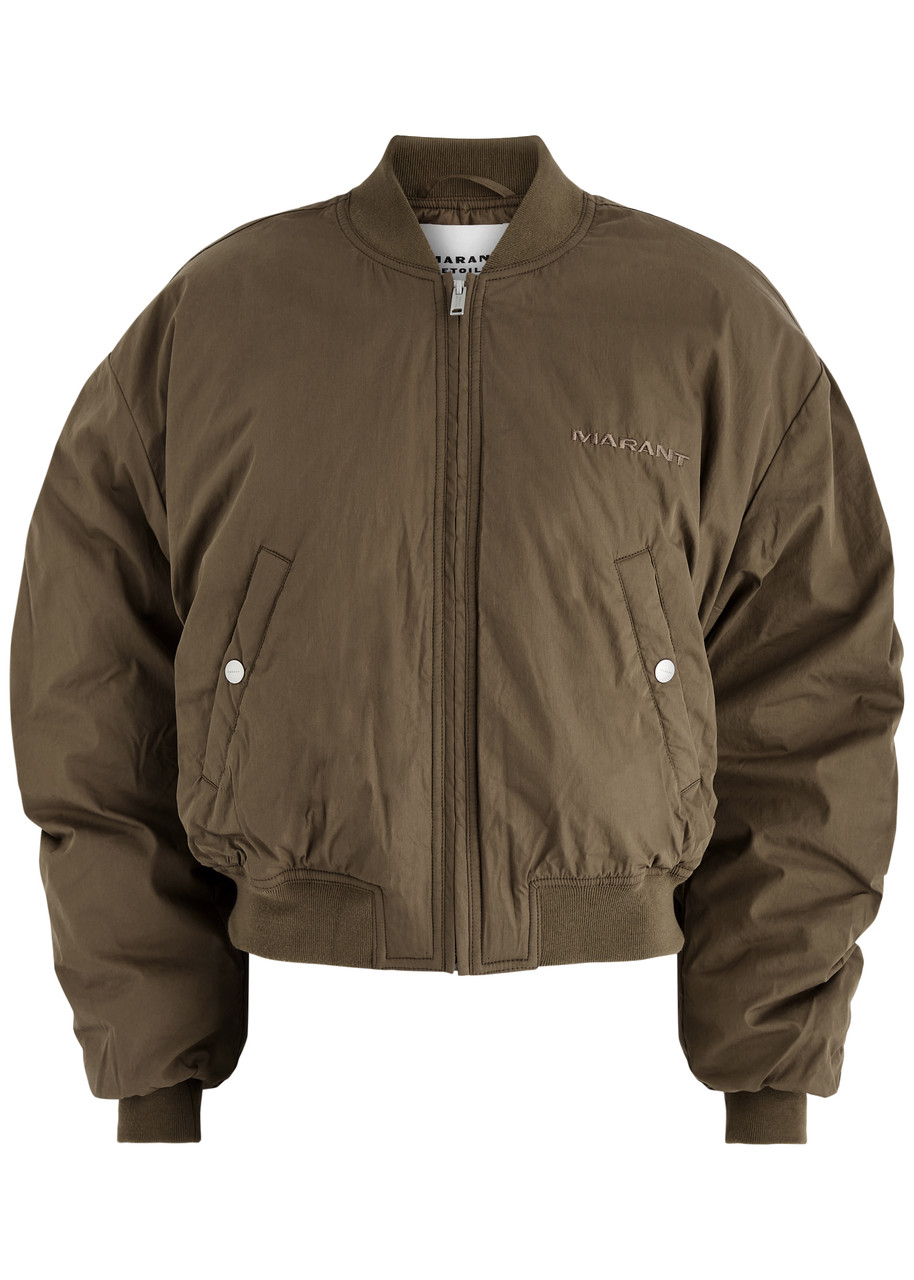 Isabel Marant toile Bessime Cotton-blend Bomber Jacket - Khaki - S