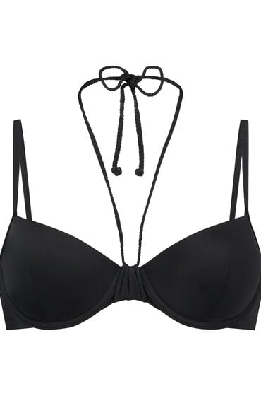 Hunkemöller Luxe padded Underwired Bikini Top Black