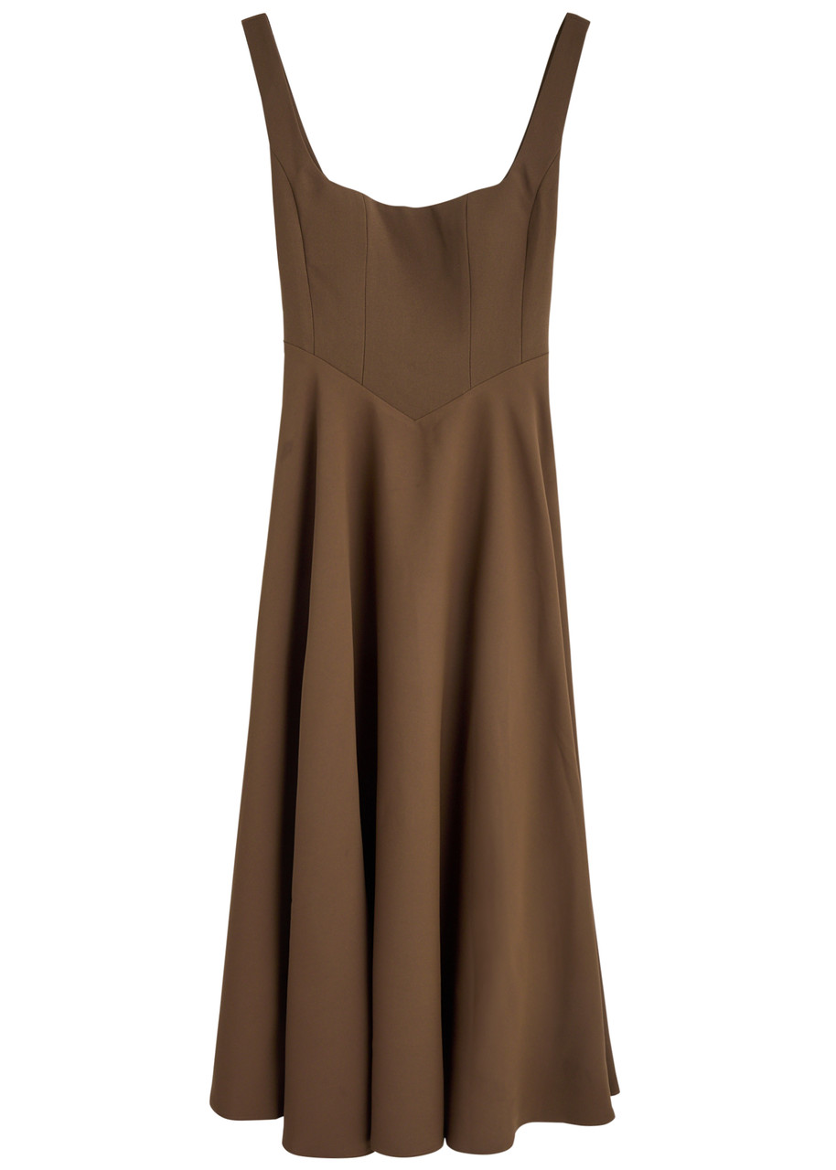 Odd Muse The Ultimate Muse Jersey Midi Dress - Chocolate - M