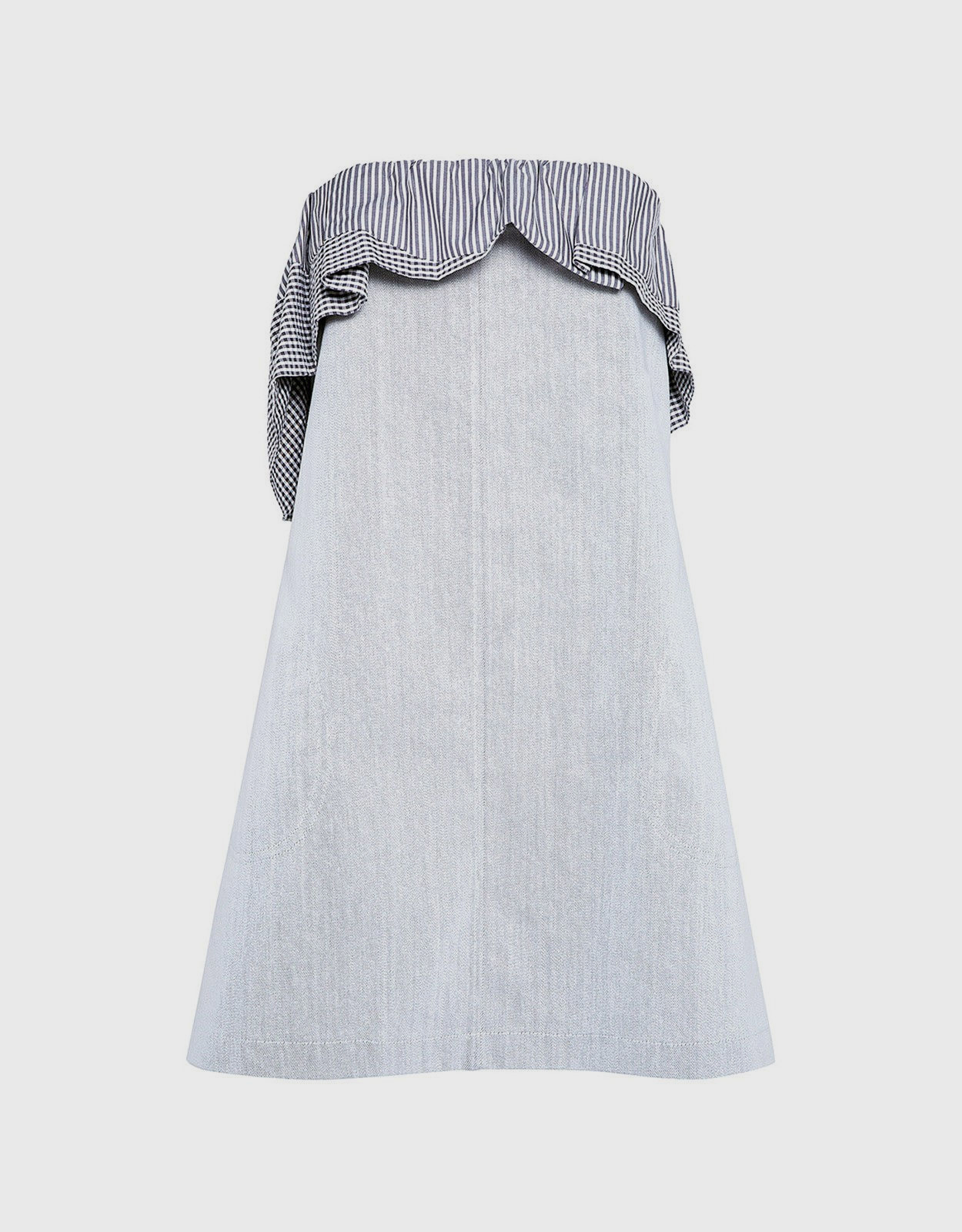 Thakoon Ruffle Strapless Mini Dress -