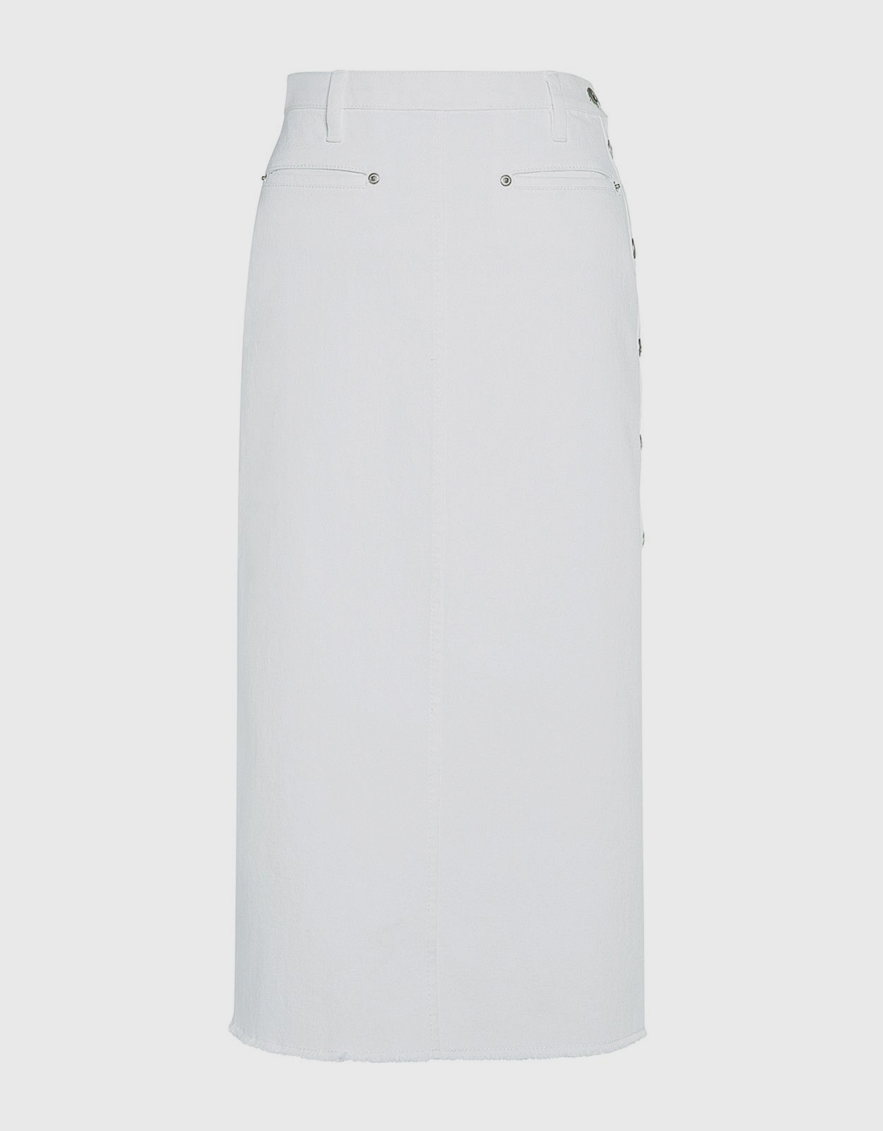 Thakoon A-Line Denim Midi Skirt -