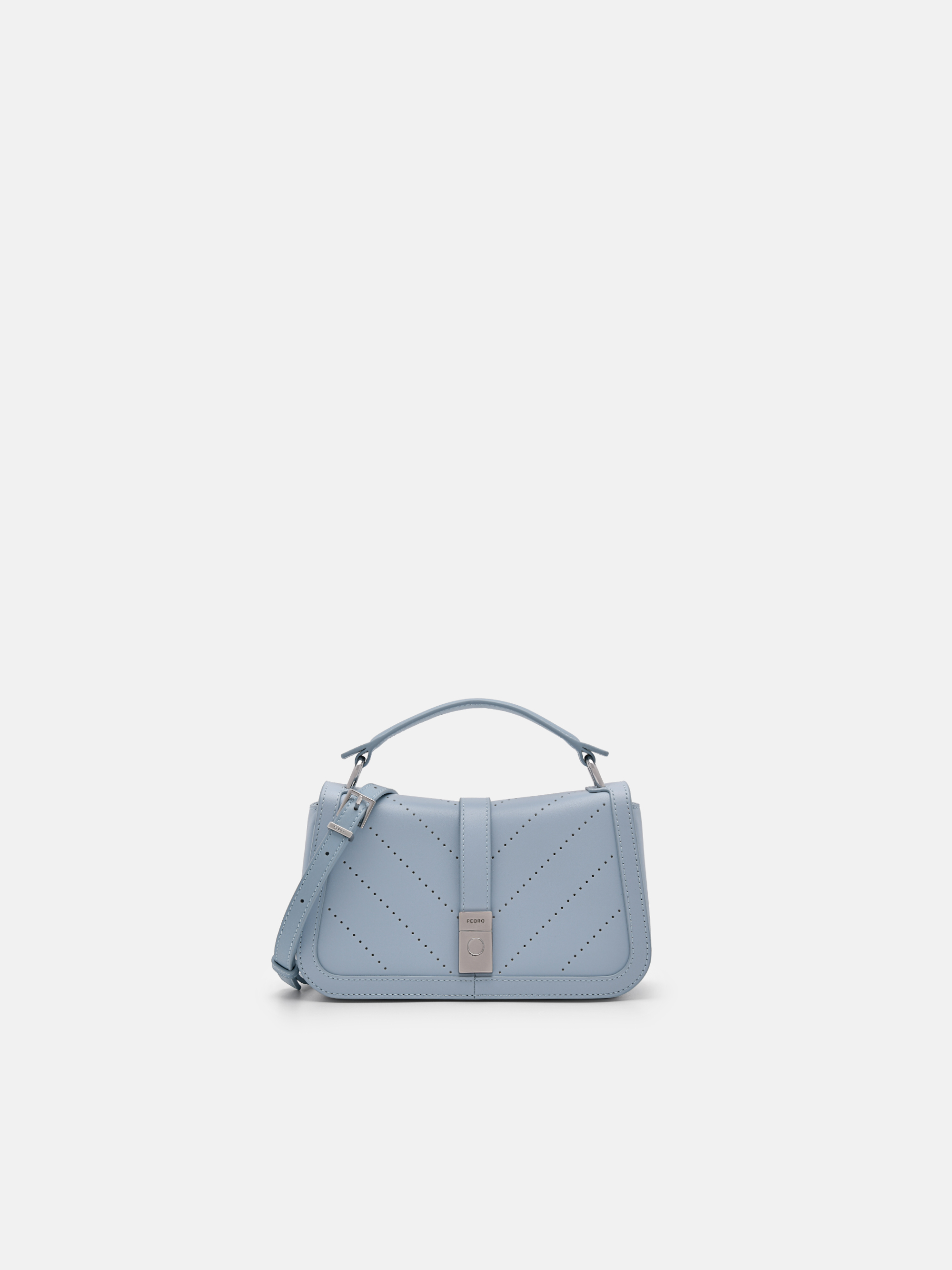 PEDRO Studio Farida Perforated Leather Handbag