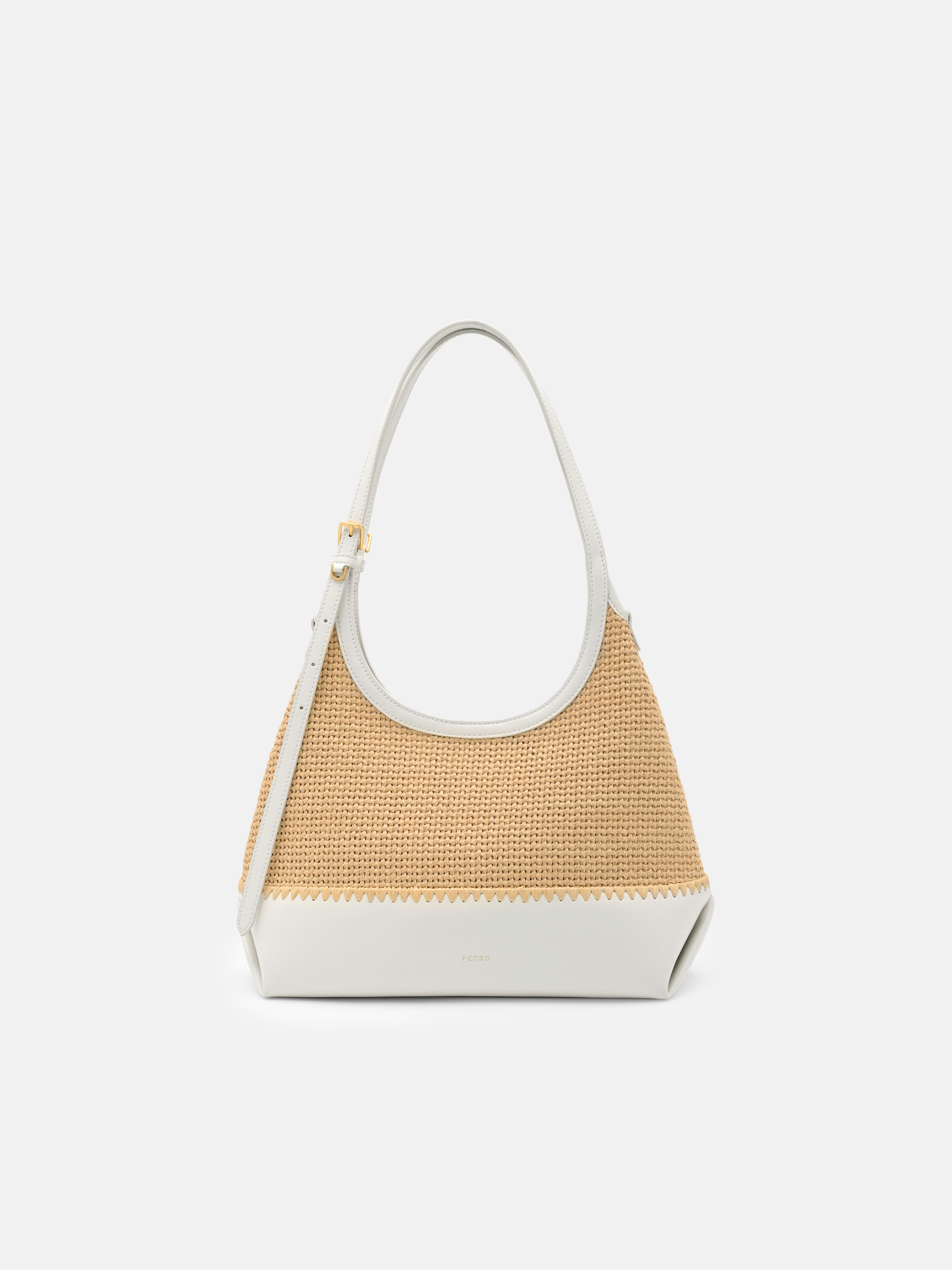Saskia Raffia Hobo Bag