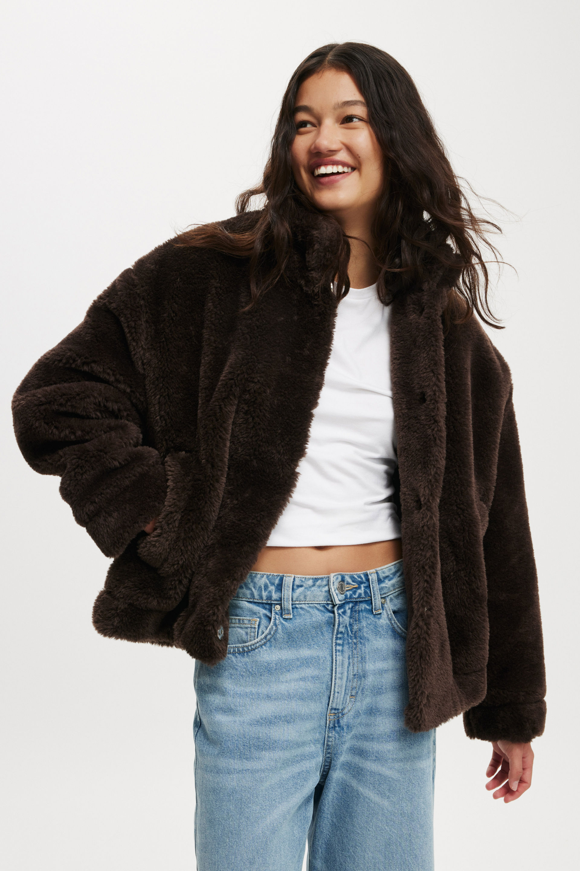 Cotton On Women - Teddy Bomber Jacket