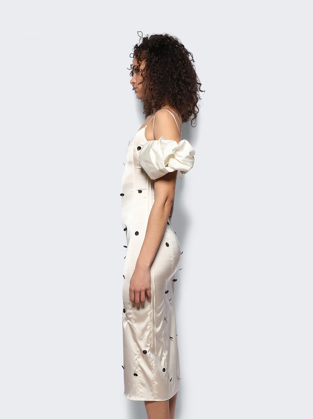 La Robe Choucho Dress Off White And Black Dots