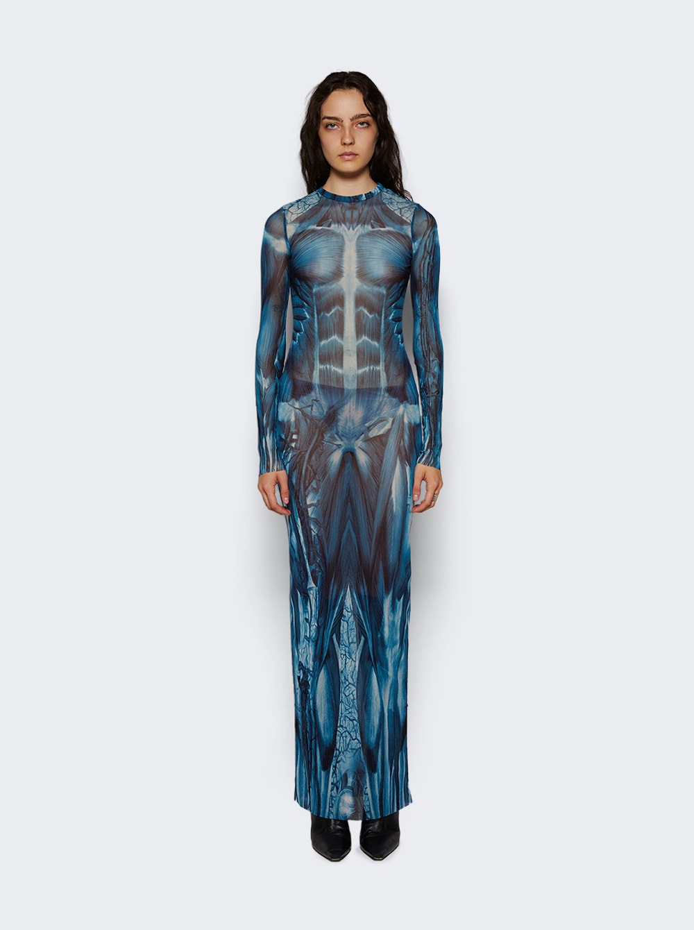Mesh Long Dress