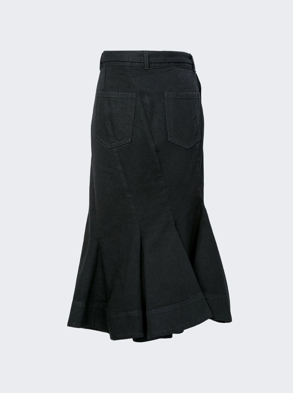 Denim Skirt Black