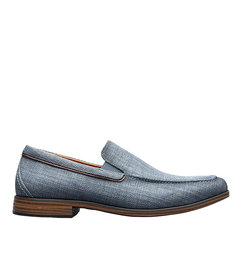 Stacy Adams Ridgley Moc Toe Slip On Dress Shoes