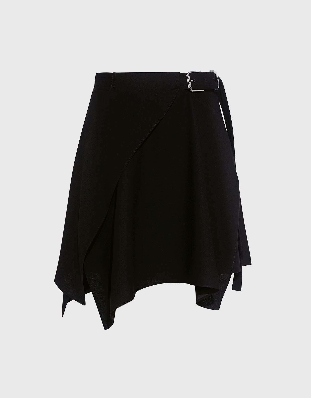 Carven Asymmetric Buckled Mini Skirt - FR