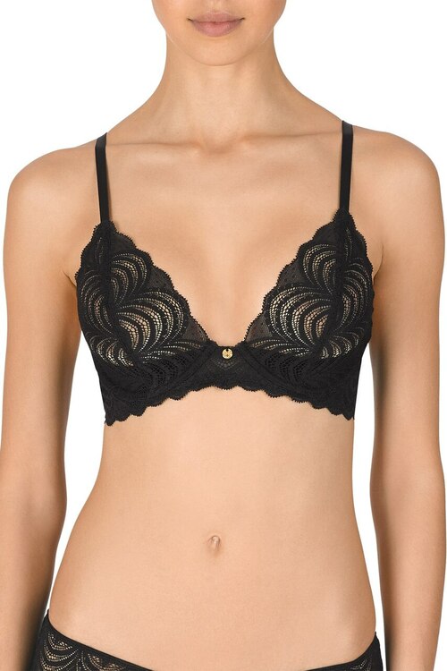 Art Deco Bralette - Black DDD