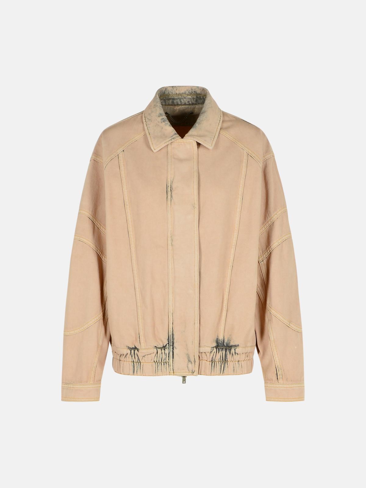 GOLDEN GOOSE 'Nancy' Pink Cotton Bomber Jacket