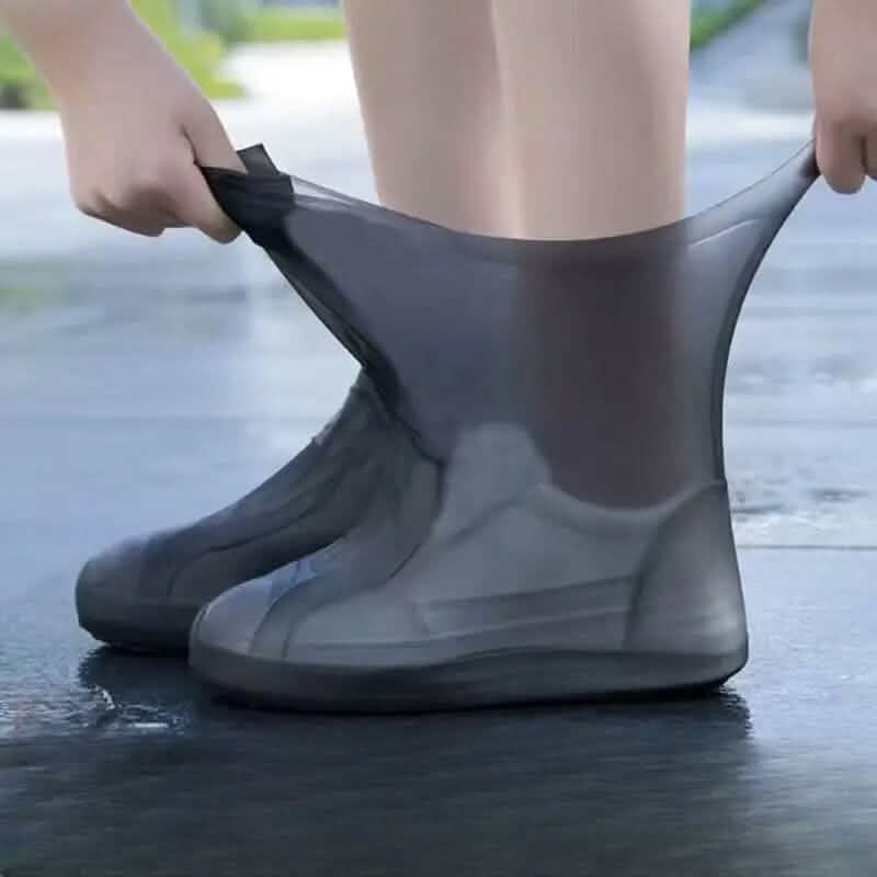 -Pairs: Outdoor Latex Rain Boots Waterproof Shoe Cover
