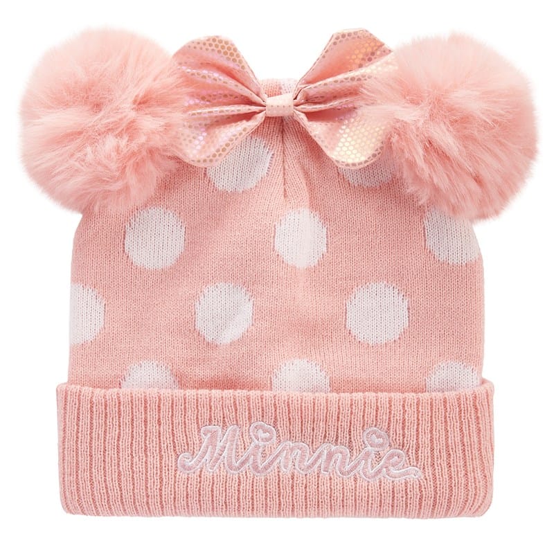 Minnie Mouse Kids' Minnie Mouse Beanie Hat Glove And Sock Set Shoes Minnie PinkWhite - Size . OT