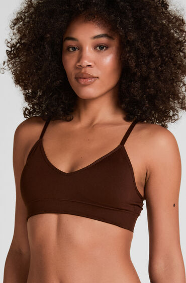 Hunkemöller Dide Triangle Bralette Brown