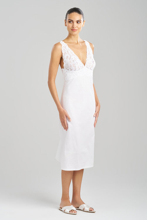 Bliss Harmony Lace V-Neck Slip Dress