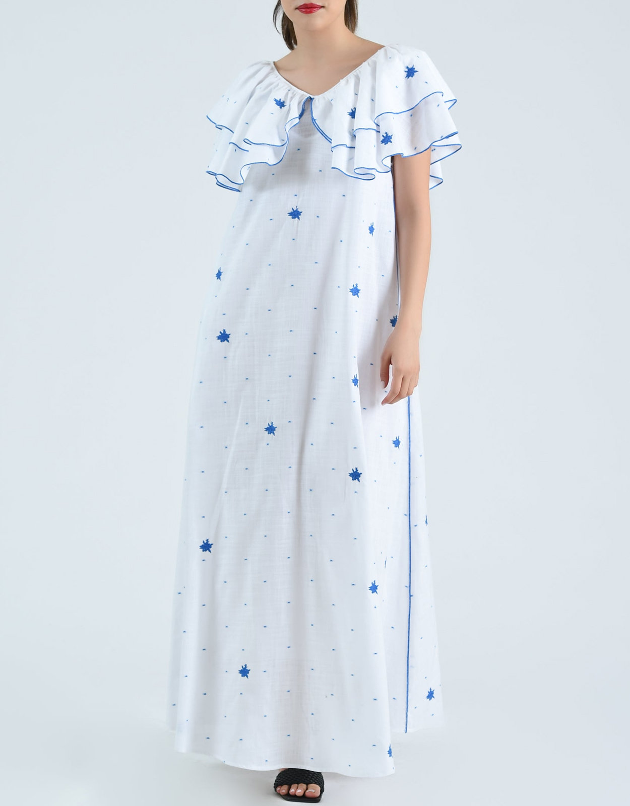 Fanm Mon Payton Maxi Dress-White