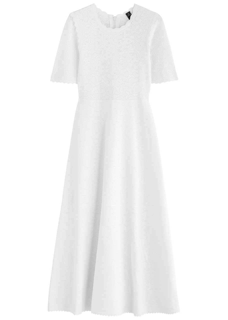 Needle & Thread Pointelle-knit Midi Dress - No Colour -