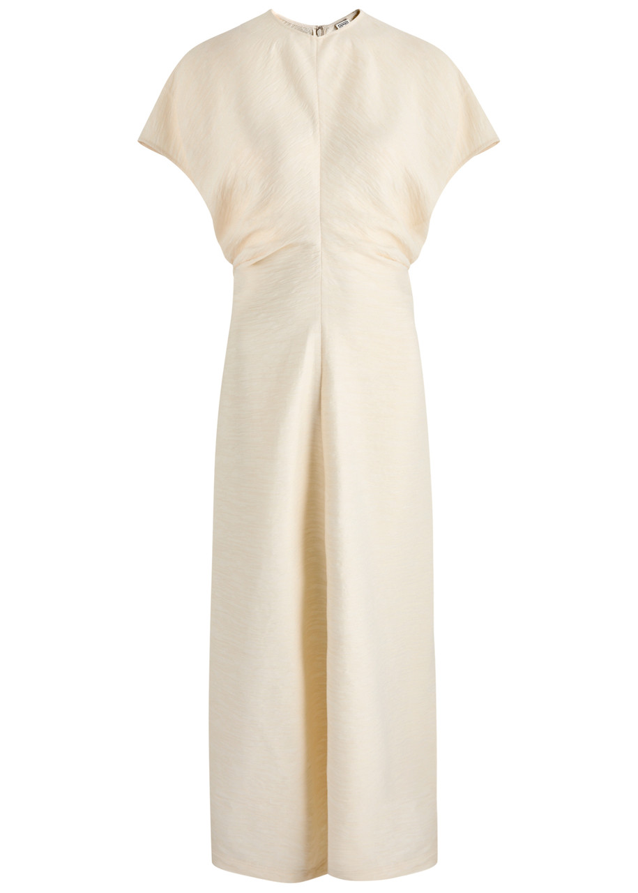 Toteme Pliss Maxi Dress - Cream - x