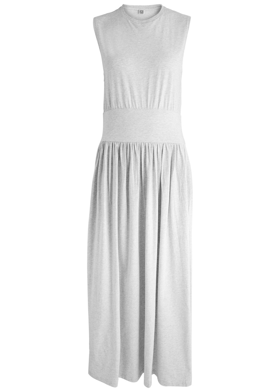 Toteme Cotton Maxi Dress - Grey Light - L L