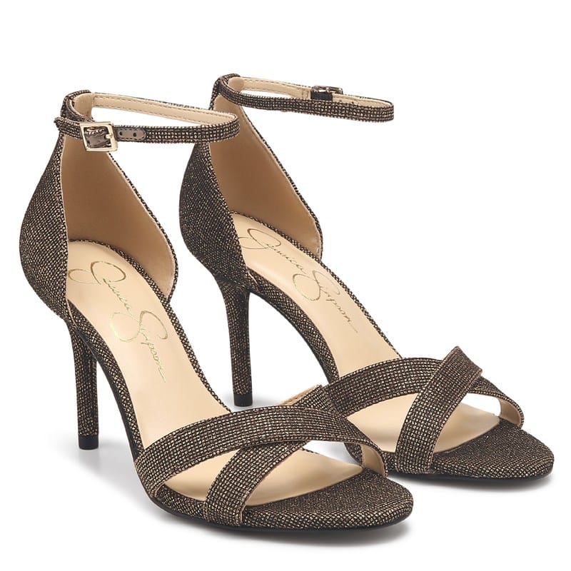 Jessica Simpson Women's Weylayne Dress Sandals BronzeBlack - Size .