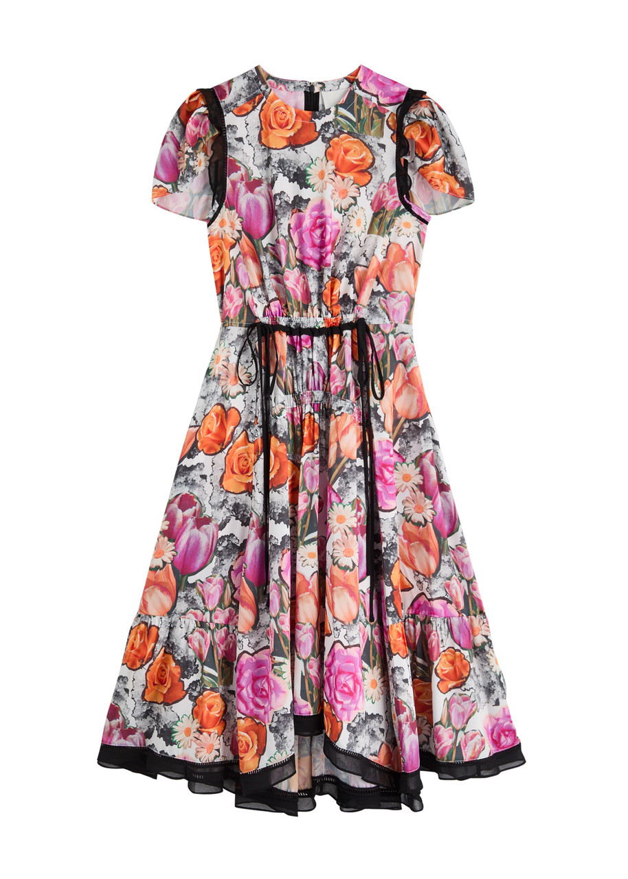 . Phillip Lim Floral-print Midi Dress - Multicoloured - M