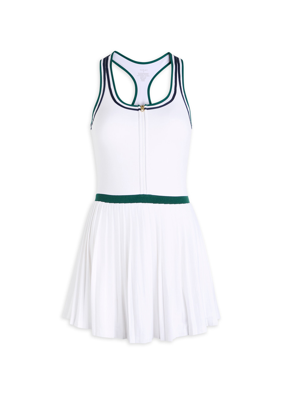 Varley Jane Court Stretch-jersey Mini Dress - White