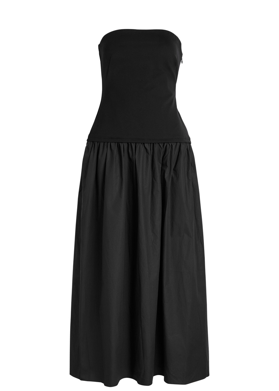 Rag & Bone Irina Cotton-poplin Midi Dress - Black - M M