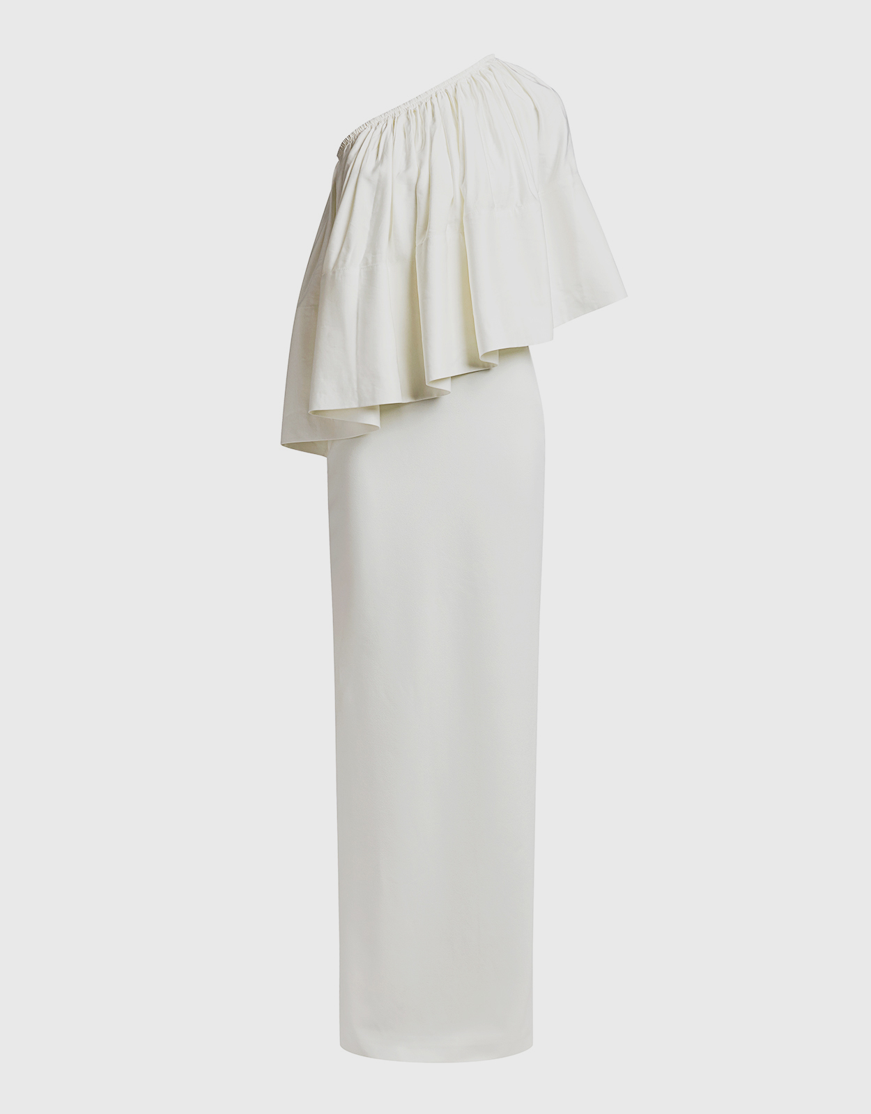 Solace London Lison Ruffled One-shoulder Maxi Dress -