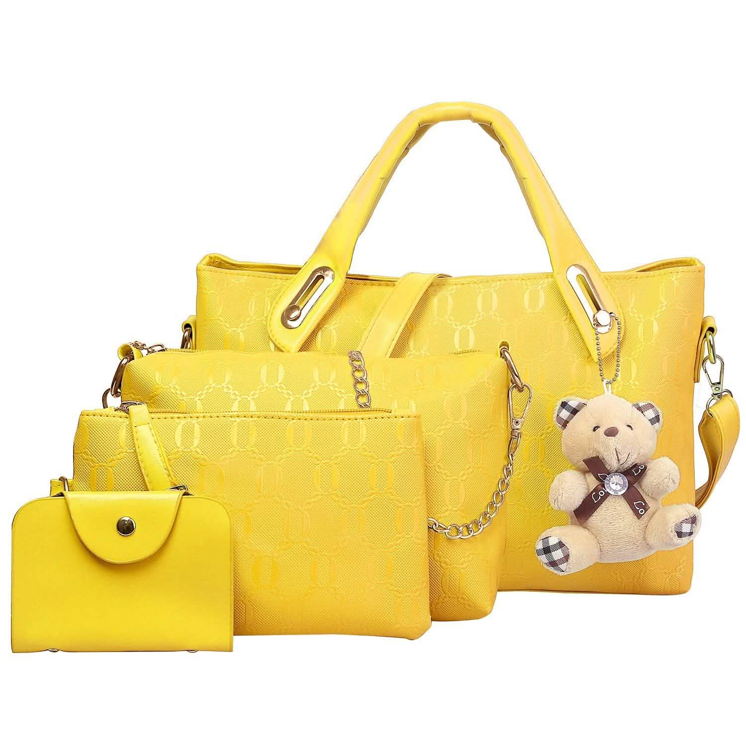 -Pieces: Women Leather Handbag